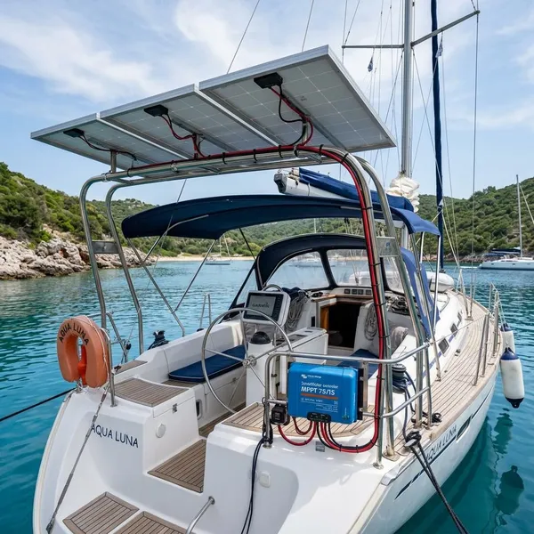 acculader zonnepaneel boot