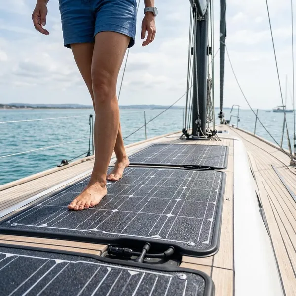 beloopbare zonnepanelen boot