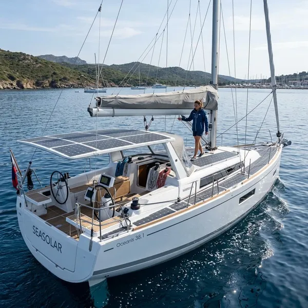 Waar plaats je beloopbare zonnepanelen op een boot het best