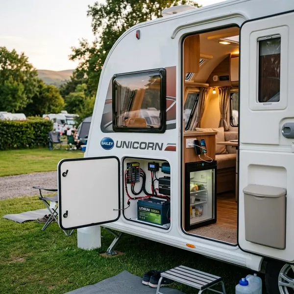 Hoe sluit je een boordaccu in de caravan aan