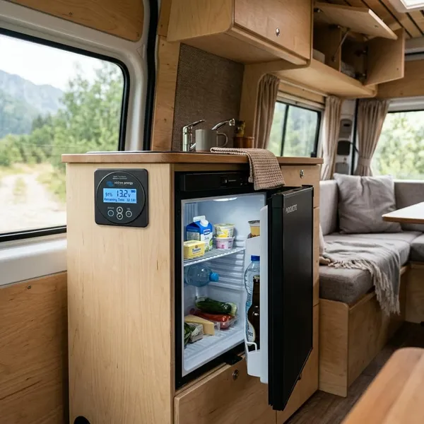 Hoeveel stroom gebruikt een camper koelkast