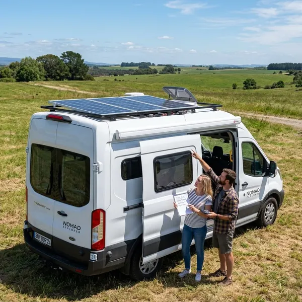 Hoe een camper met zonnepanelen werkt