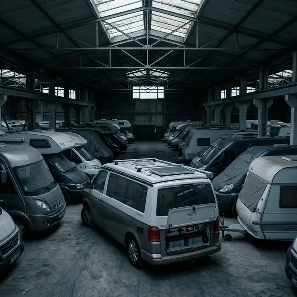 Wanneer een zonnepaneel in de camperstalling goed werkt