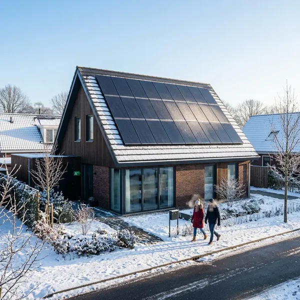 Wat bewolking sneeuw en vorst met zonnepanelen doen
