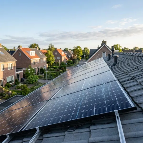 geven zonnepanelen straling