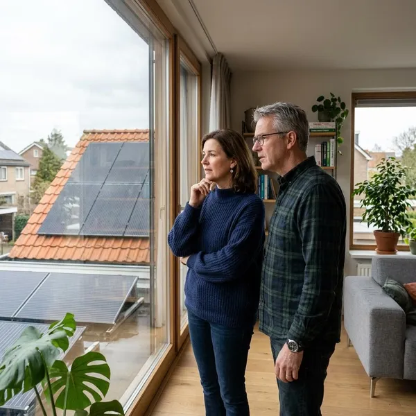 Kun je slapen onder zonnepanelen of naast een omvormer?