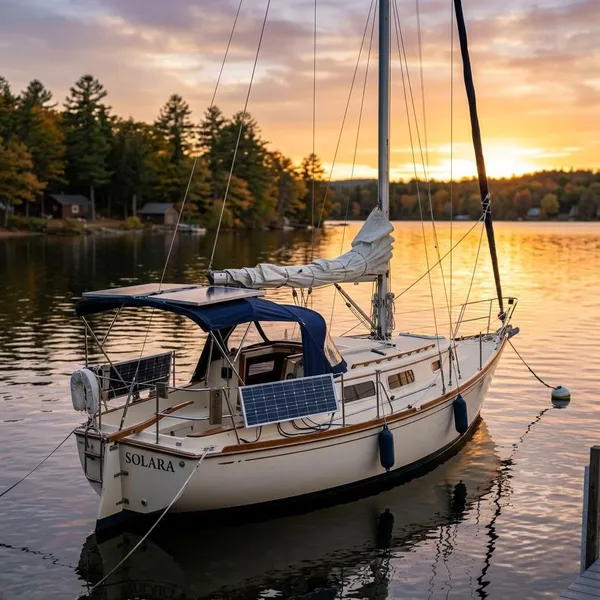 Wat heb je naast een zonnepaneel op een boot nog nodig