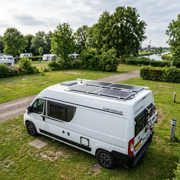 Hoeveel zonnepanelen een camper meestal nodig heeft