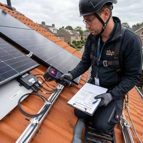 Hoe je brand door zonnepanelen voorkomt