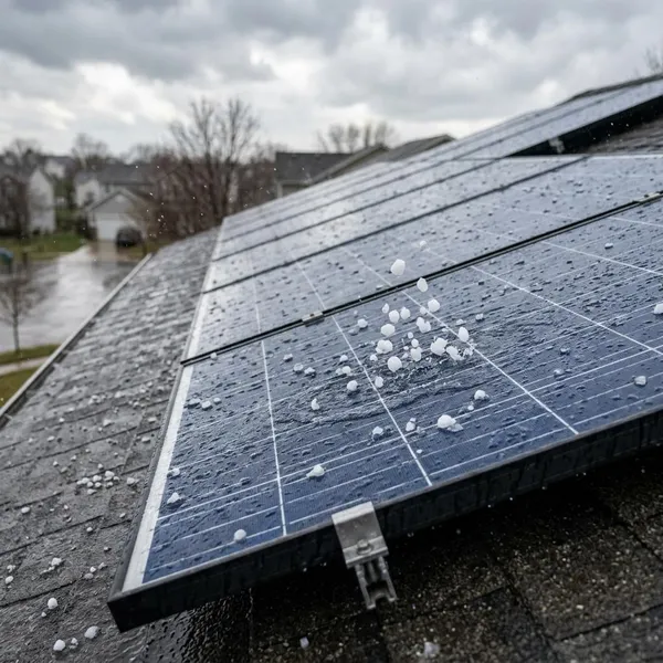 kunnen zonnepanelen tegen hagel