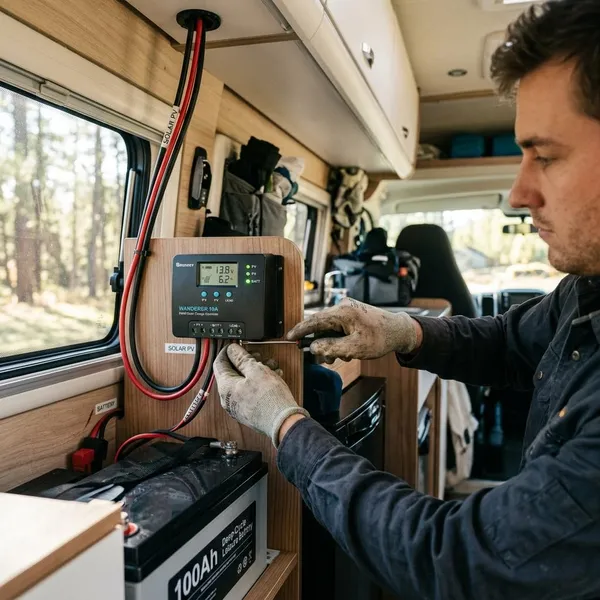 laadregelaar zonnepaneel camper