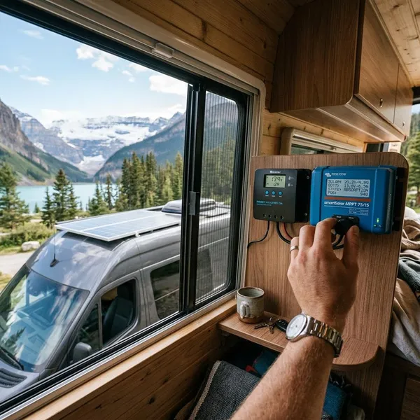 Wat een laadregelaar op een camper doet