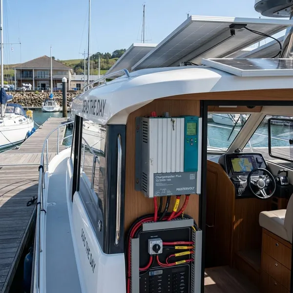 omvormer zonnepanelen boot