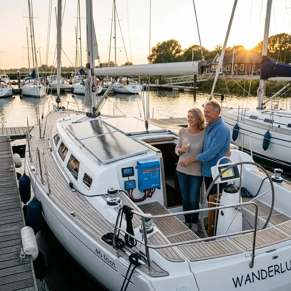 Waar let je op als je een omvormer op een boot aansluit
