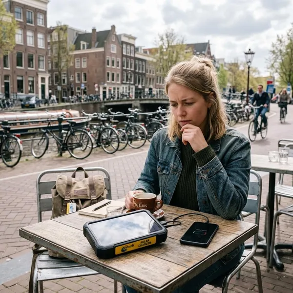 powerbank op zonne energie anwb