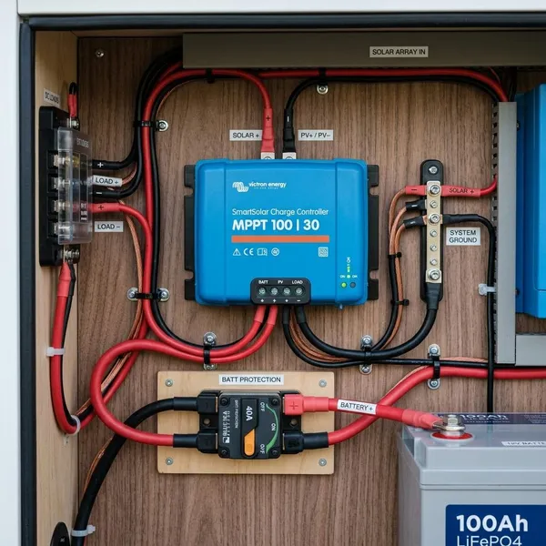 Victron MPPT aansluiten stap voor stap