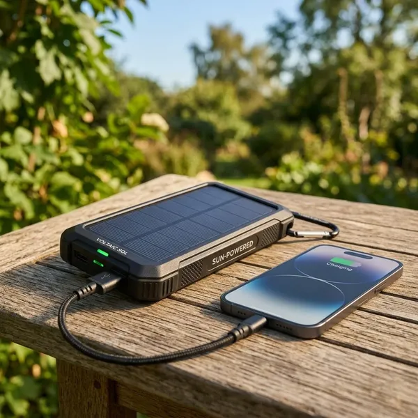 Fouten bij een powerbank op zonne energie