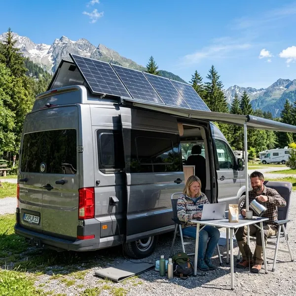 zonnepaneel camper hoeveel watt