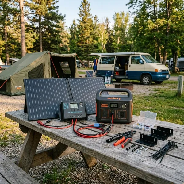 Welk zonnepaneel het best past bij jouw manier van kamperen