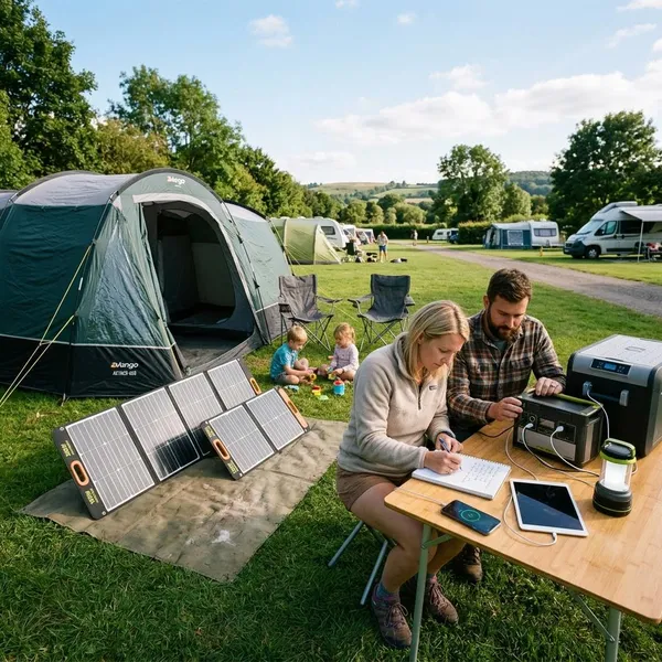 Wanneer een zonnepaneel bij een tent echt zin heeft
