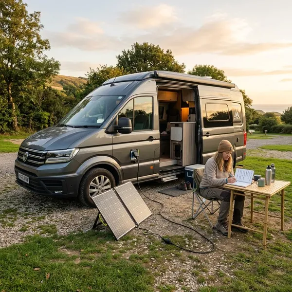 Waar moet je op letten als je een zonnepaneel met stekker camper koopt?