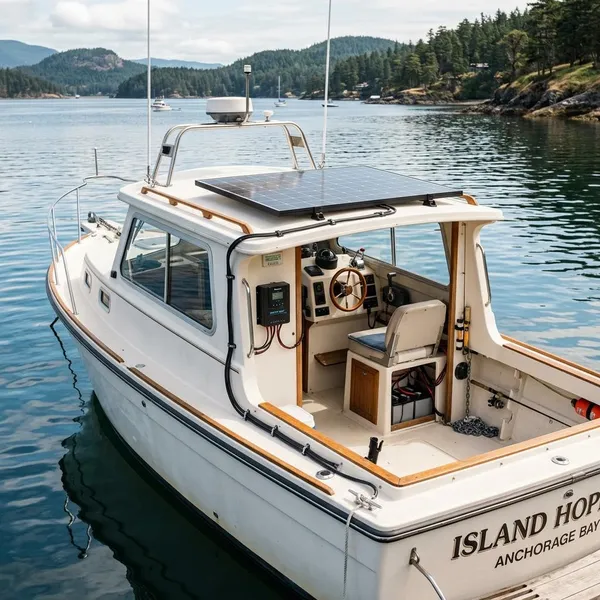 Welke zonnepanelen passen het best op een boot