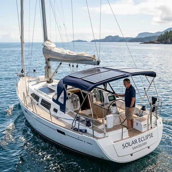 zonnepanelen op boot